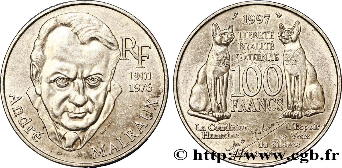 100 francs Malraux 1997  F.465/2 MBC54 