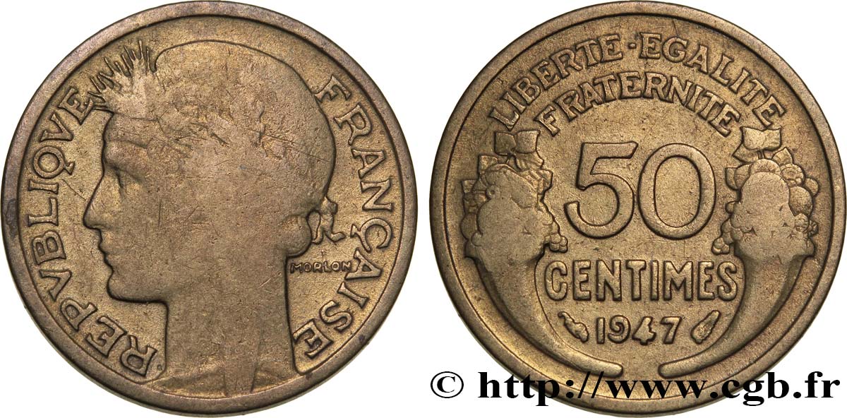 50 centimes Morlon 1947 Paris F.192/19 SGE12 