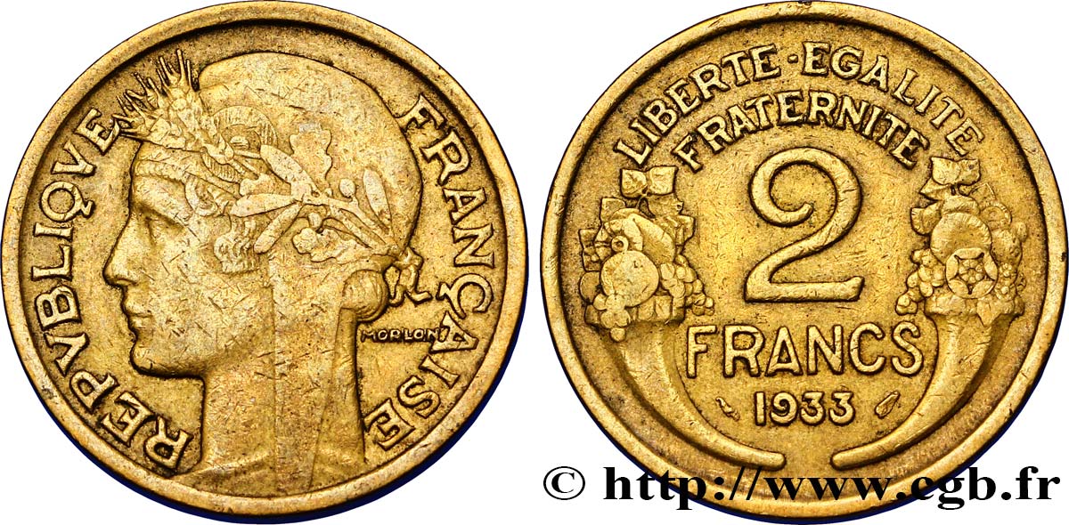 2 francs Morlon 1933  F.268/6 MBC48 