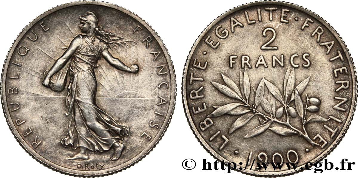 2 francs Semeuse 1900  F.266/4 SUP62 