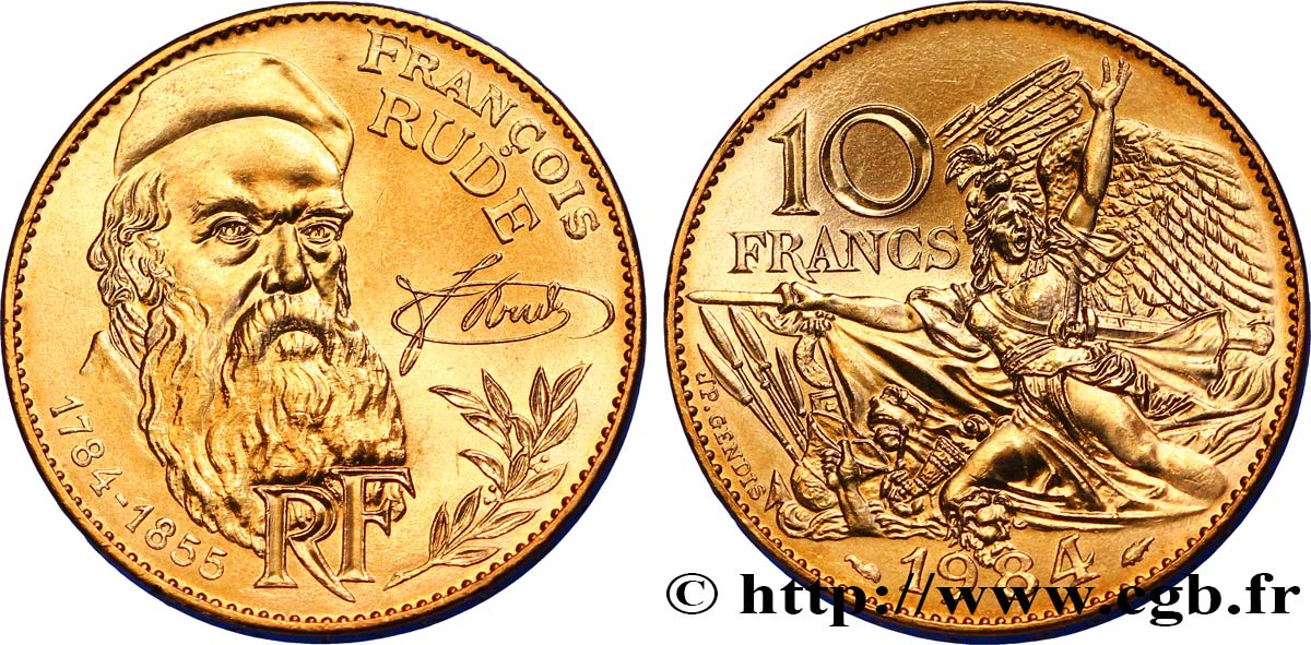 10 francs François Rude 1984  F.369/2 SPL63 