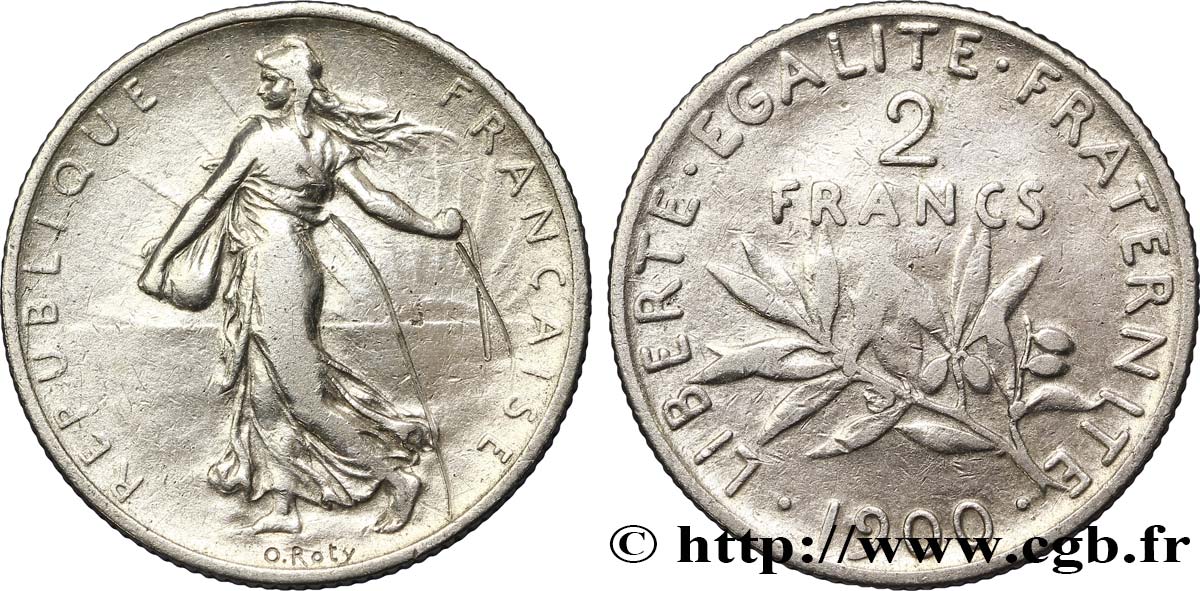 2 francs Semeuse 1900  F.266/4 TB20 