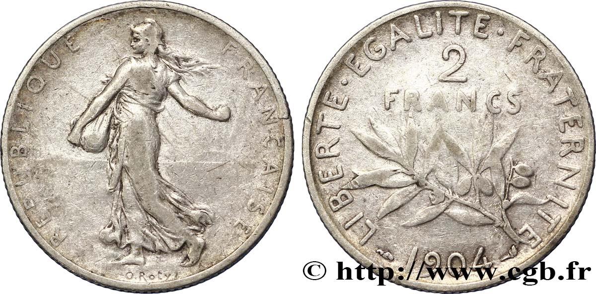 2 francs Semeuse 1904  F.266/8 F12 