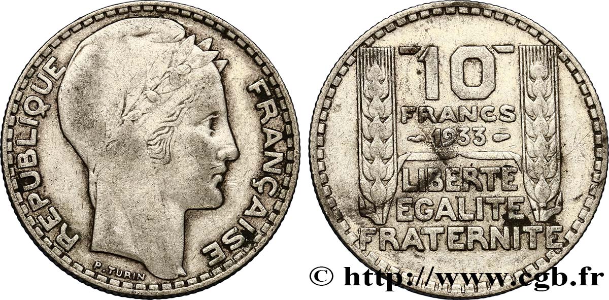 10 francs Turin 1933  F.360/6 BC25 