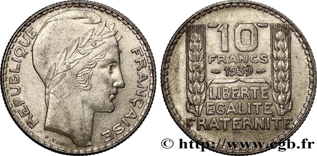 10 francs Turin 1939  F.360/10 MBC45 