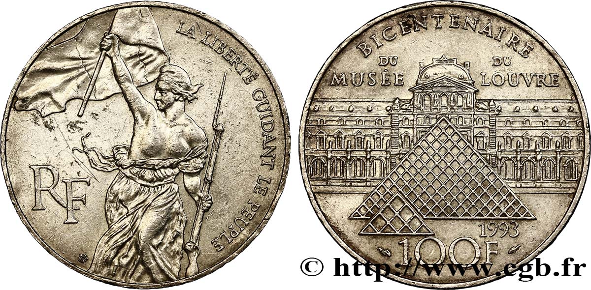 100 francs Liberté guidant le peuple 1993  F.461/2 TTB 