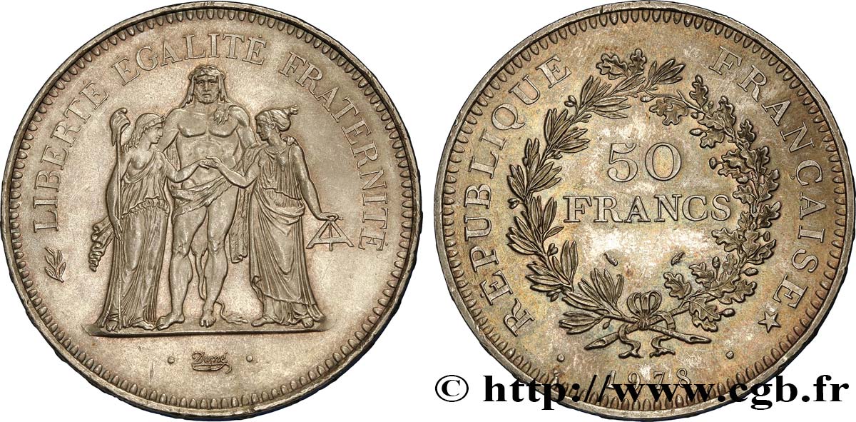 50 francs Hercule 1978  F.427/6 VZ60 