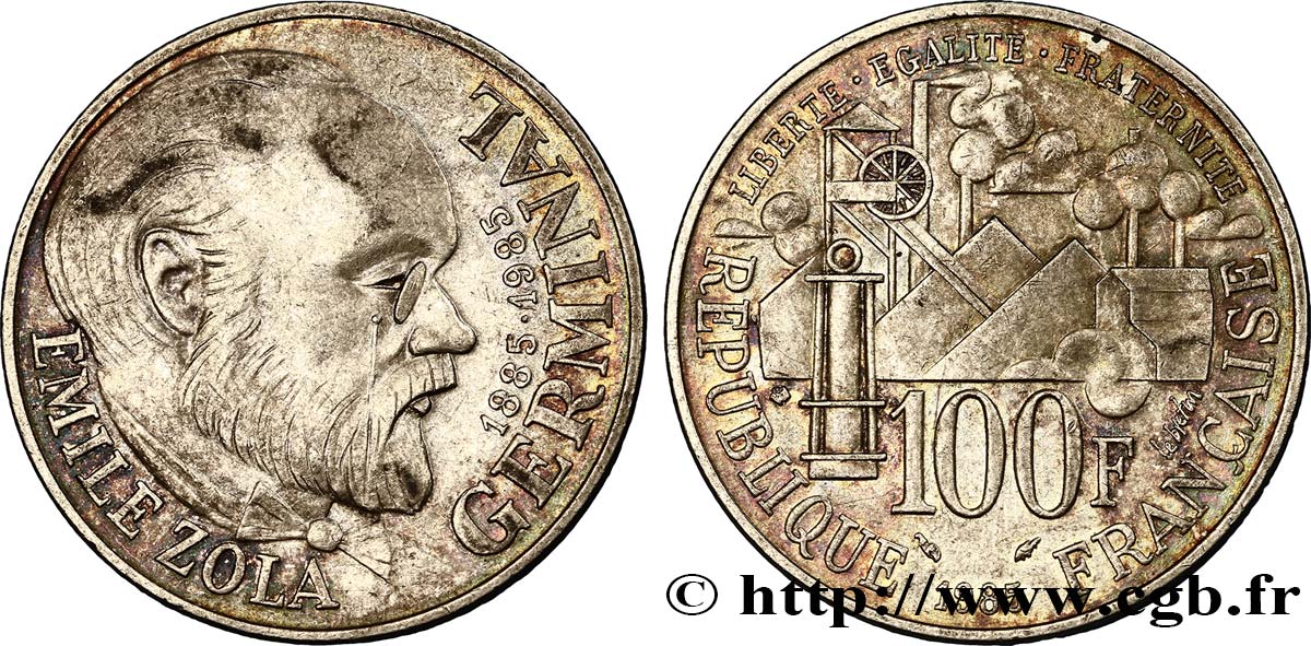 100 francs Émile Zola 1985  F.453/2 TTB 