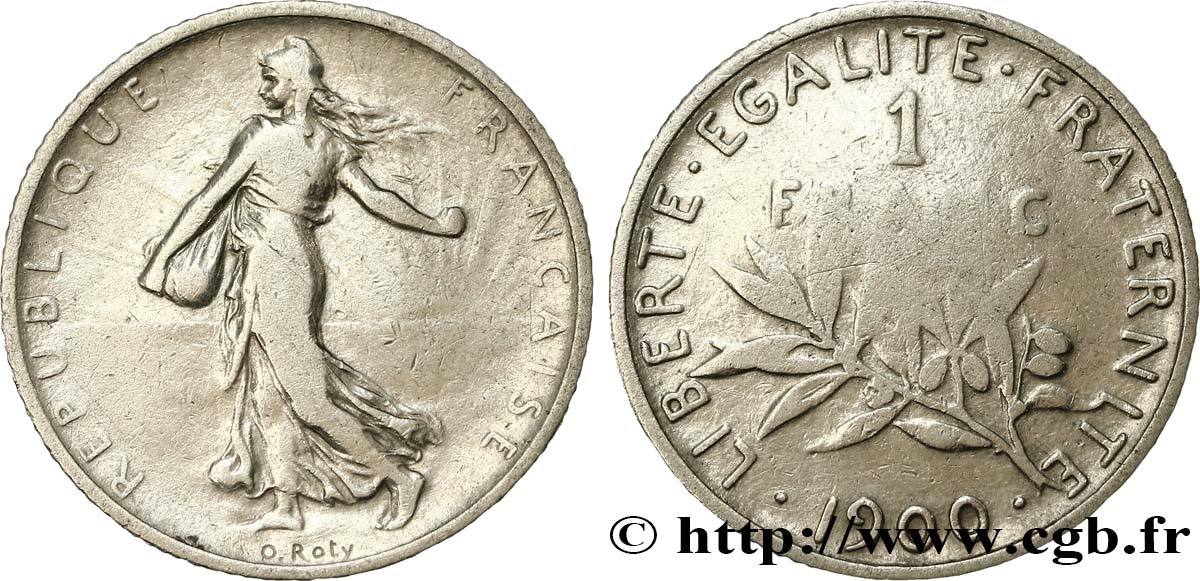 1 franc Semeuse 1900  F.217/4 SGE10 