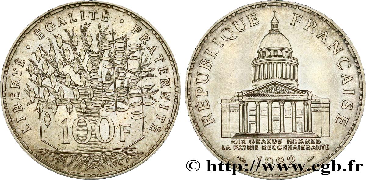 100 francs Panthéon 1982  F.451/2 EBC 