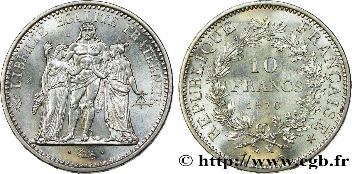 10 francs Hercule 1970  F.364/9 EBC62 