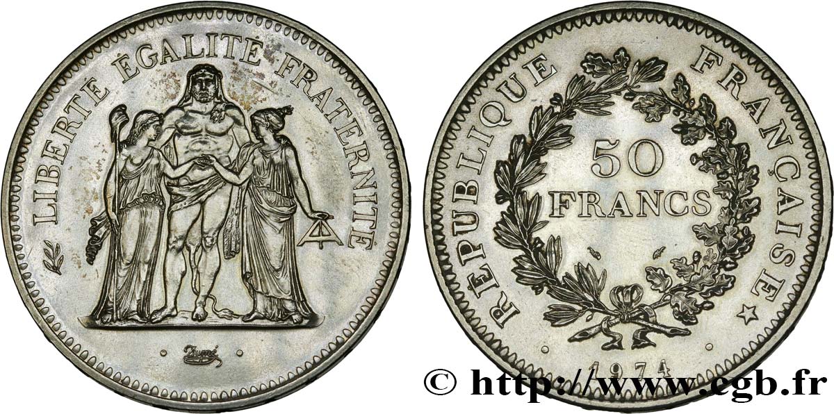 50 francs Hercule 1974  F.427/2 MBC 