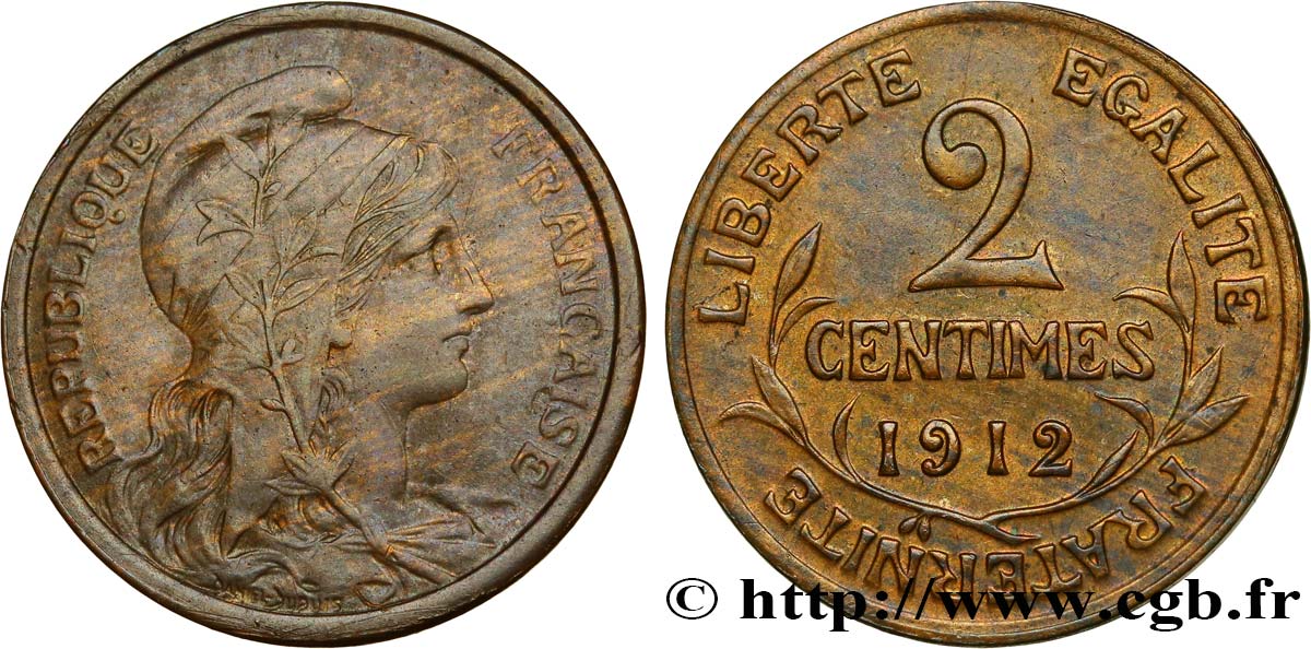 2 centimes Daniel-Dupuis 1912 Paris F.110/15 BB54 