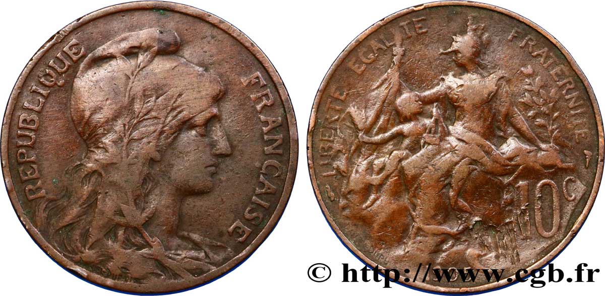 10 centimes Daniel-Dupuis 1905  F.136/14 S15 