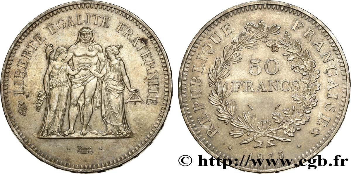 50 francs Hercule 1975  F.427/3 SPL55 
