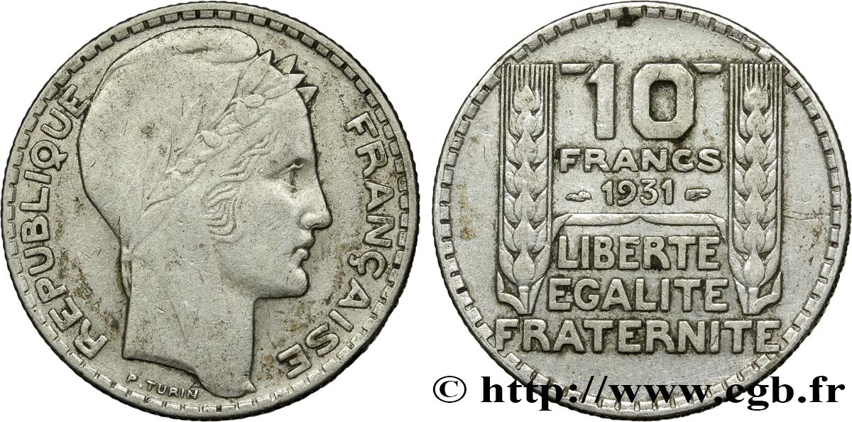 10 francs Turin 1931  F.360/4 S25 