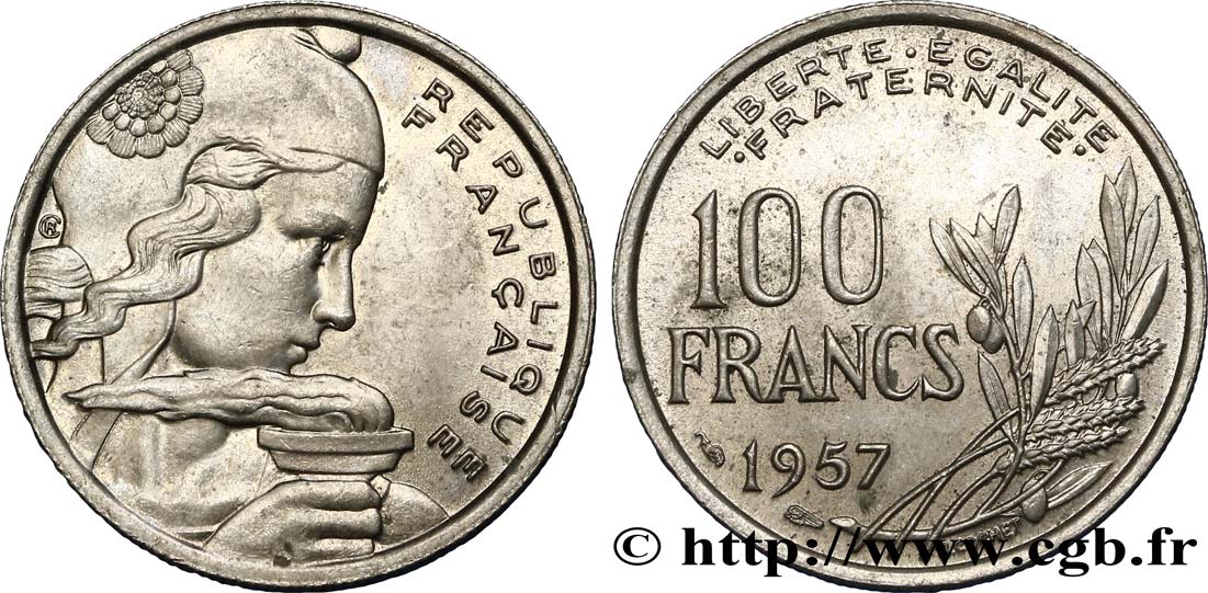 100 francs Cochet 1957  F.450/10 TTB52 