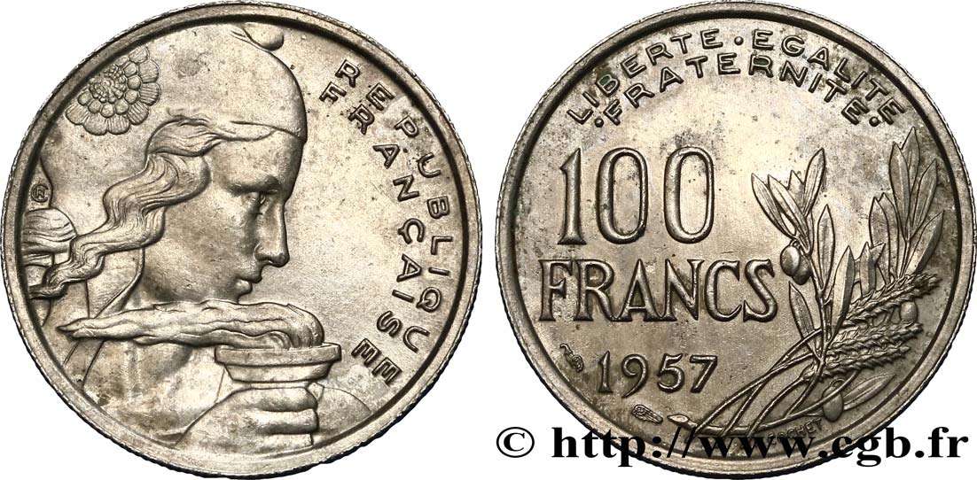 100 francs Cochet 1957  F.450/10 TTB52 