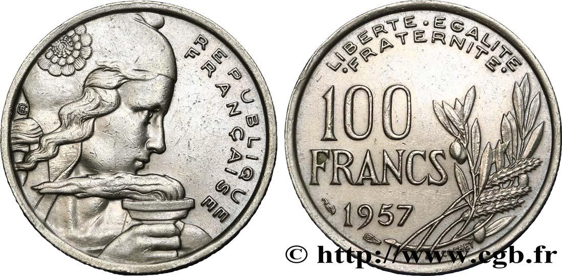 100 francs Cochet 1957  F.450/10 SS45 