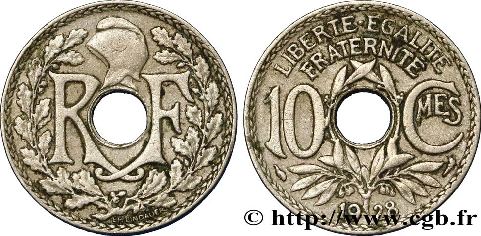 10 centimes Lindauer 1928  F.138/15 VF20 