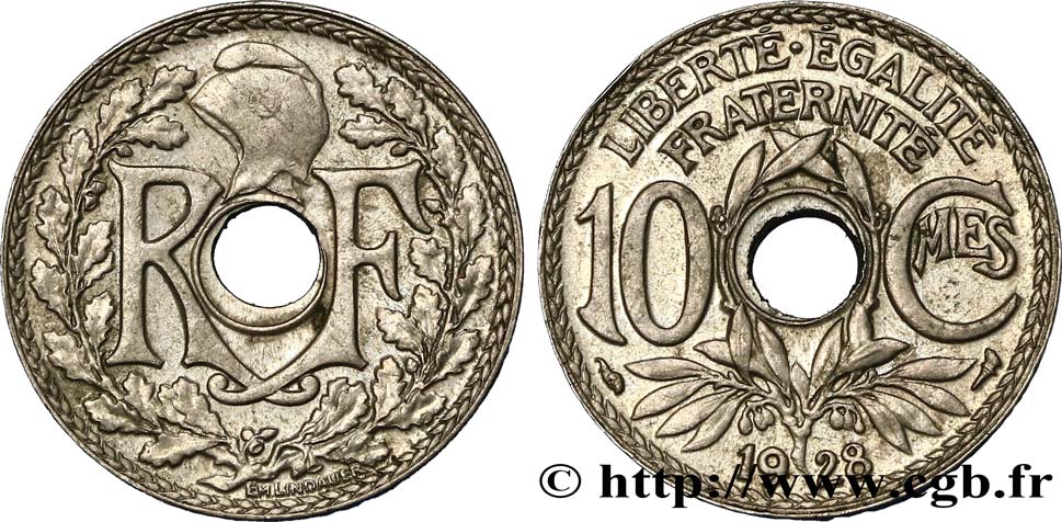 10 centimes Lindauer 1928  F.138/15 XF45 
