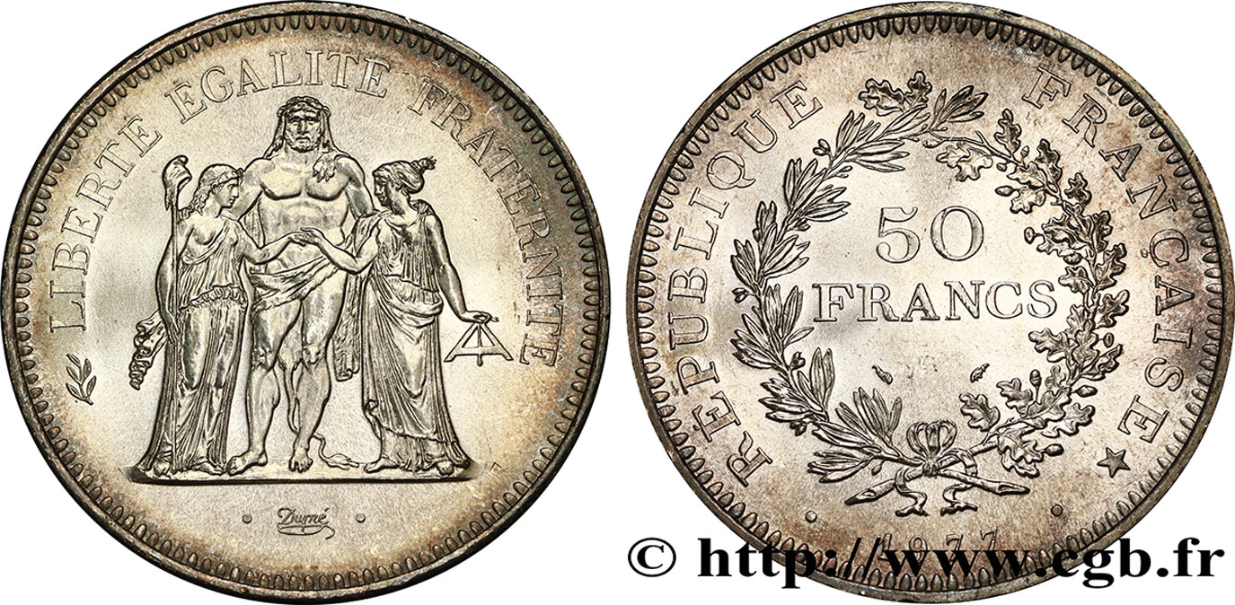 50 francs Hercule 1977  F.427/5 AU 