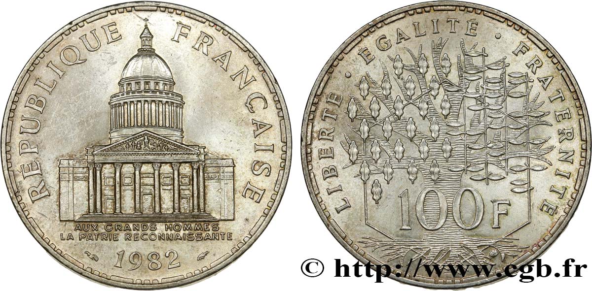 100 francs Panthéon 1982  F.451/2 VZ55 