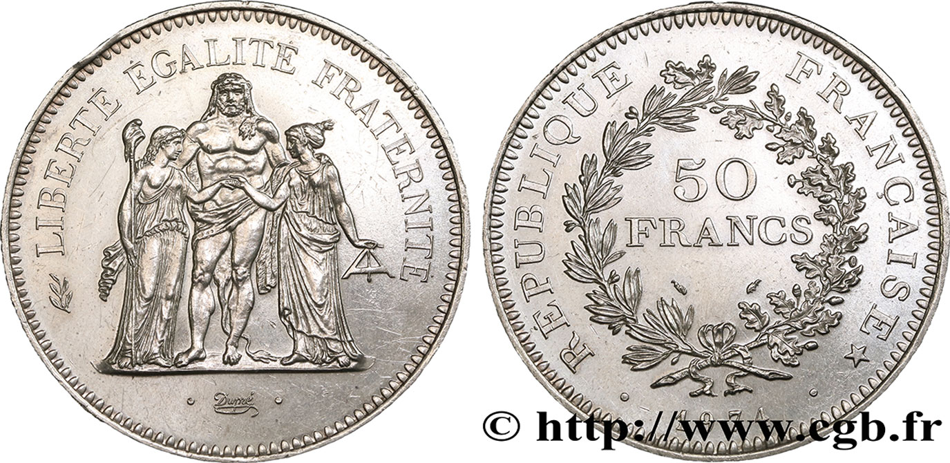 50 francs Hercule 1974  F.427/2 TTB 