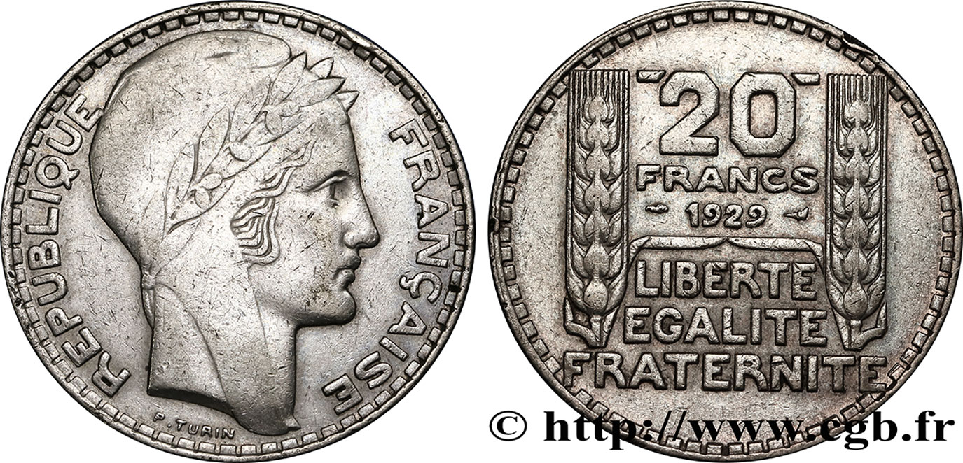 20 francs Turin 1929  F.400/2 BB45 