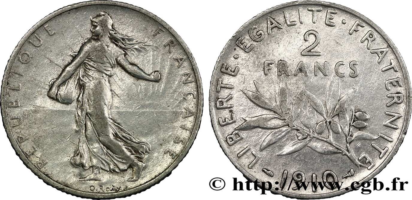 2 francs Semeuse 1910  F.266/12 BC30 