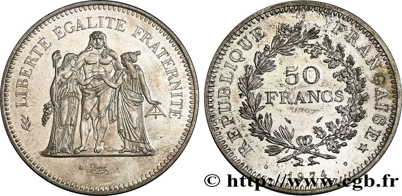 50 francs Hercule 1974  F.427/2 TTB 