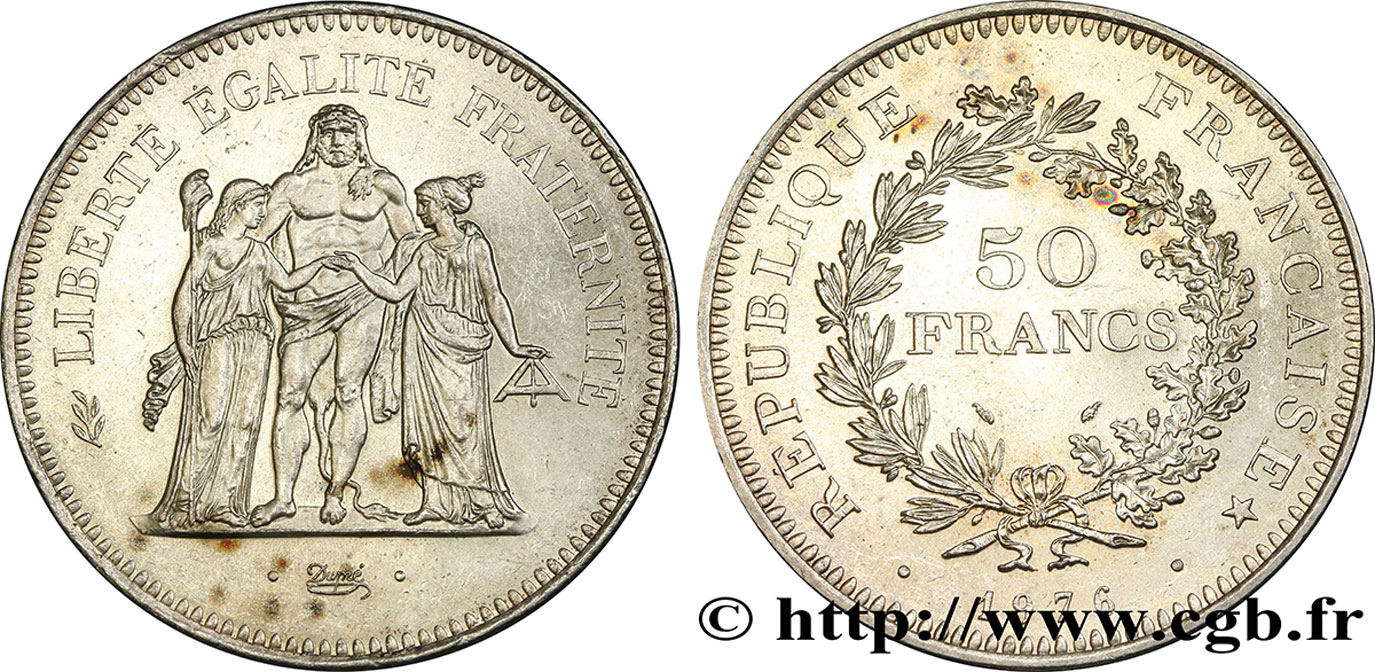 50 francs Hercule 1976  F.427/4 TTB50 