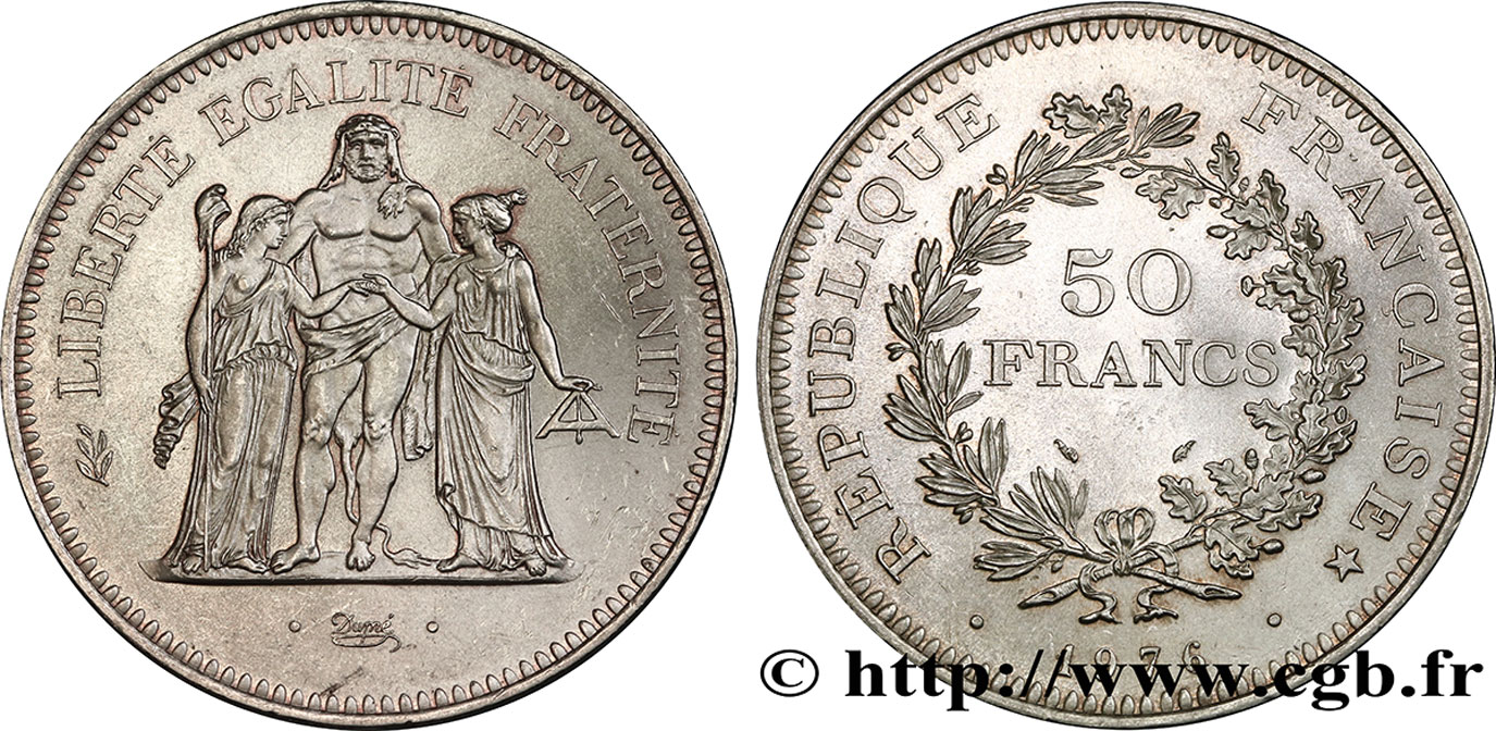 50 francs Hercule 1976  F.427/4 VZ 