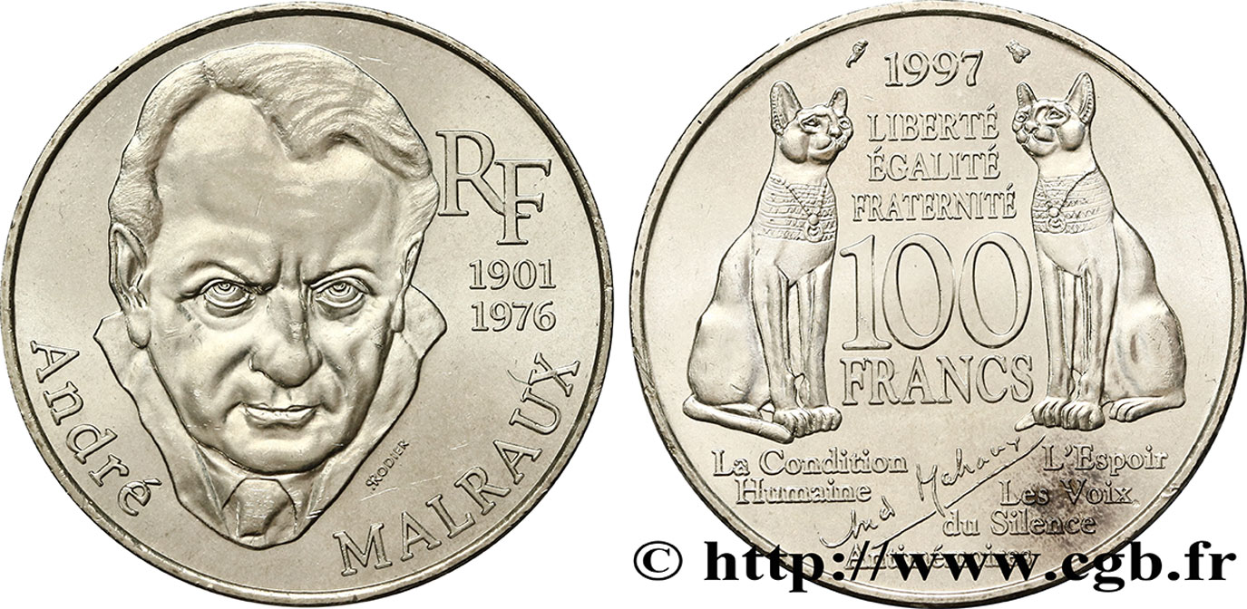 100 francs Malraux 1997  F.465/2 AU54 