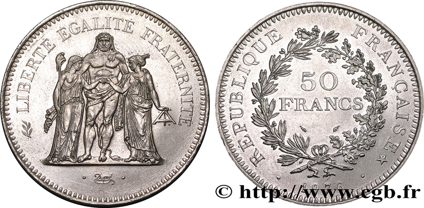 50 francs Hercule 1976  F.427/4 EBC 