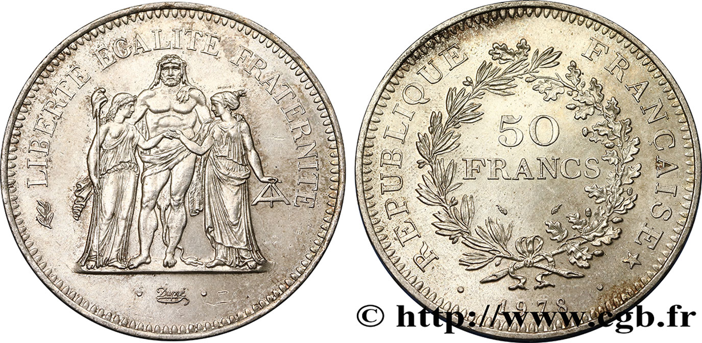 50 francs Hercule 1978  F.427/6 SUP 