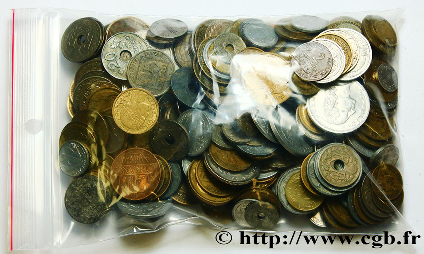 1 kilo de monnaies françaises n.d. -  B/TTB 