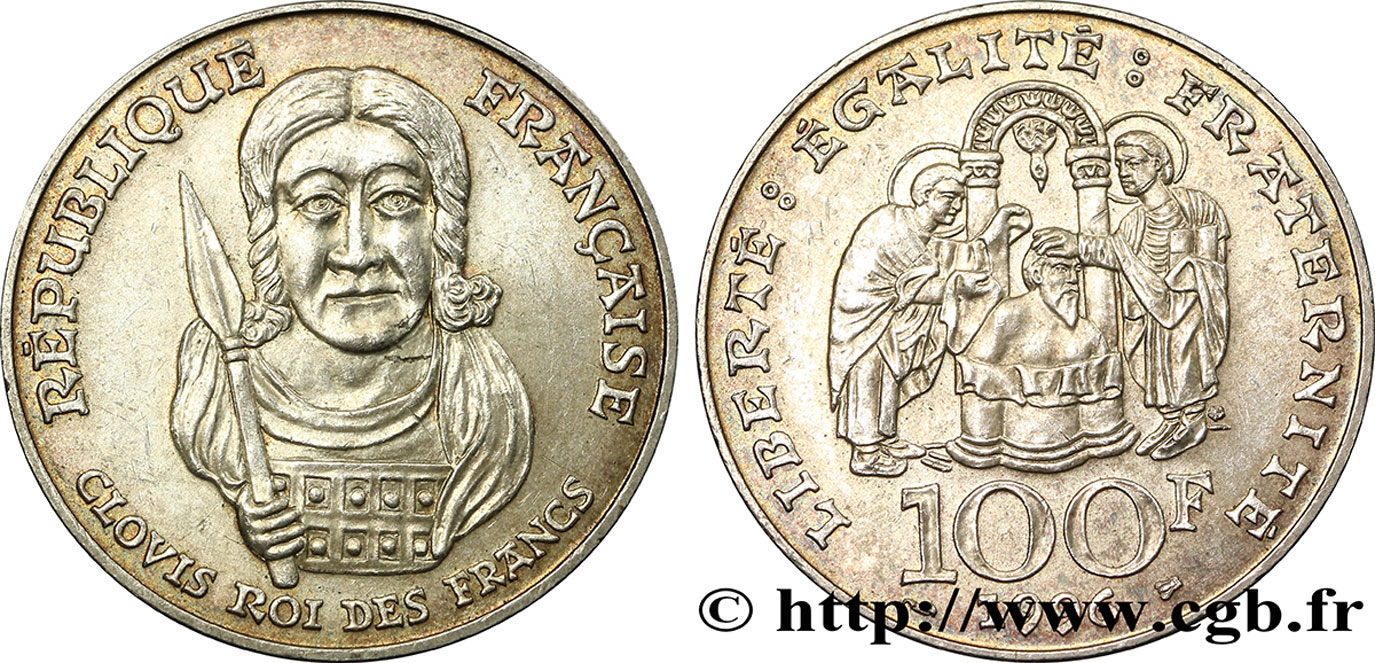 100 francs Clovis 1996  F.464/2 SUP58 