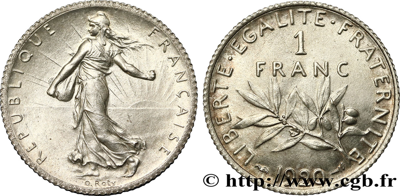 1 franc Semeuse 1920 Paris F.217/26 SUP58 