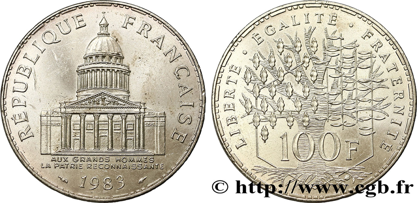 100 francs Panthéon 1983  F.451/3 VZ58 