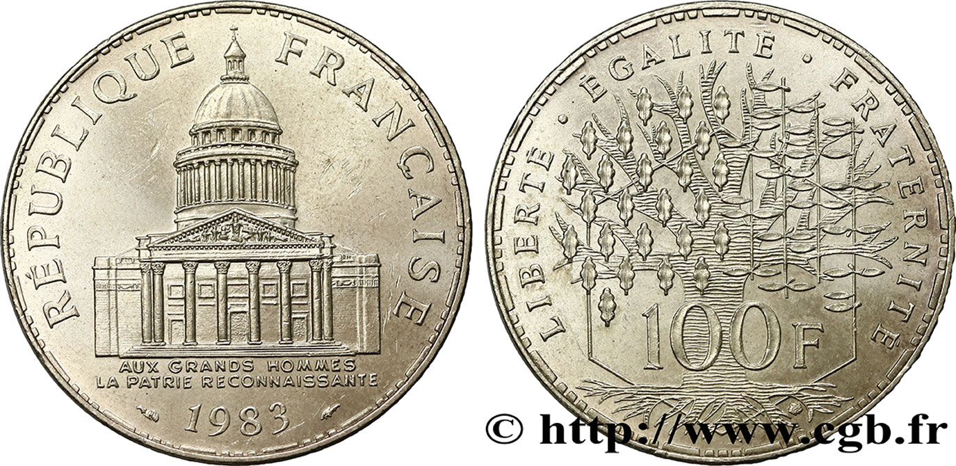 100 francs Panthéon 1983  F.451/3 VZ55 