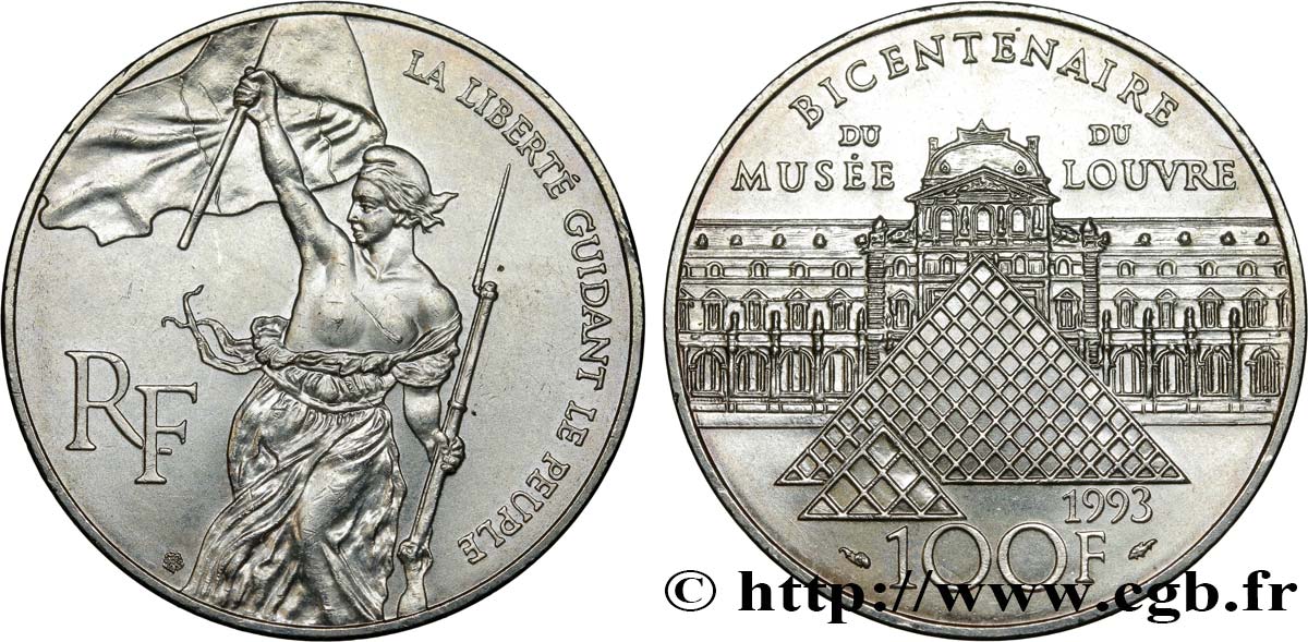 100 francs Liberté guidant le peuple 1993  F.461/2 AU 