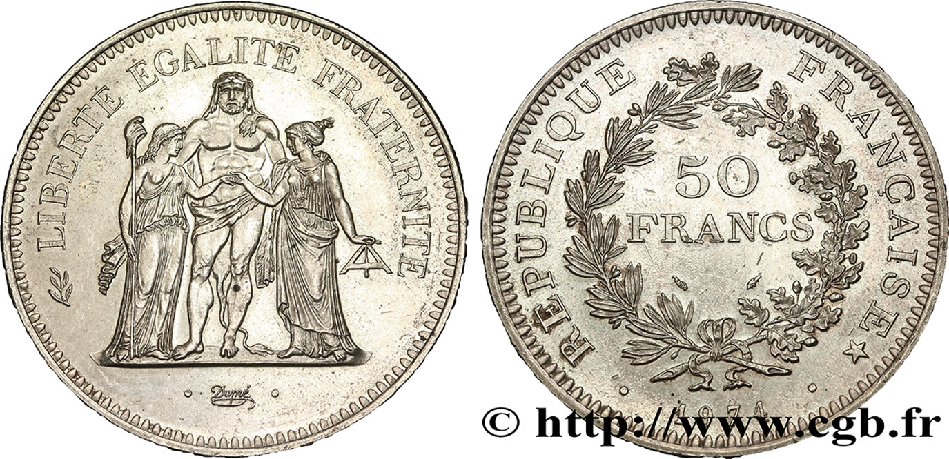 50 francs Hercule 1974  F.427/2 TTB 