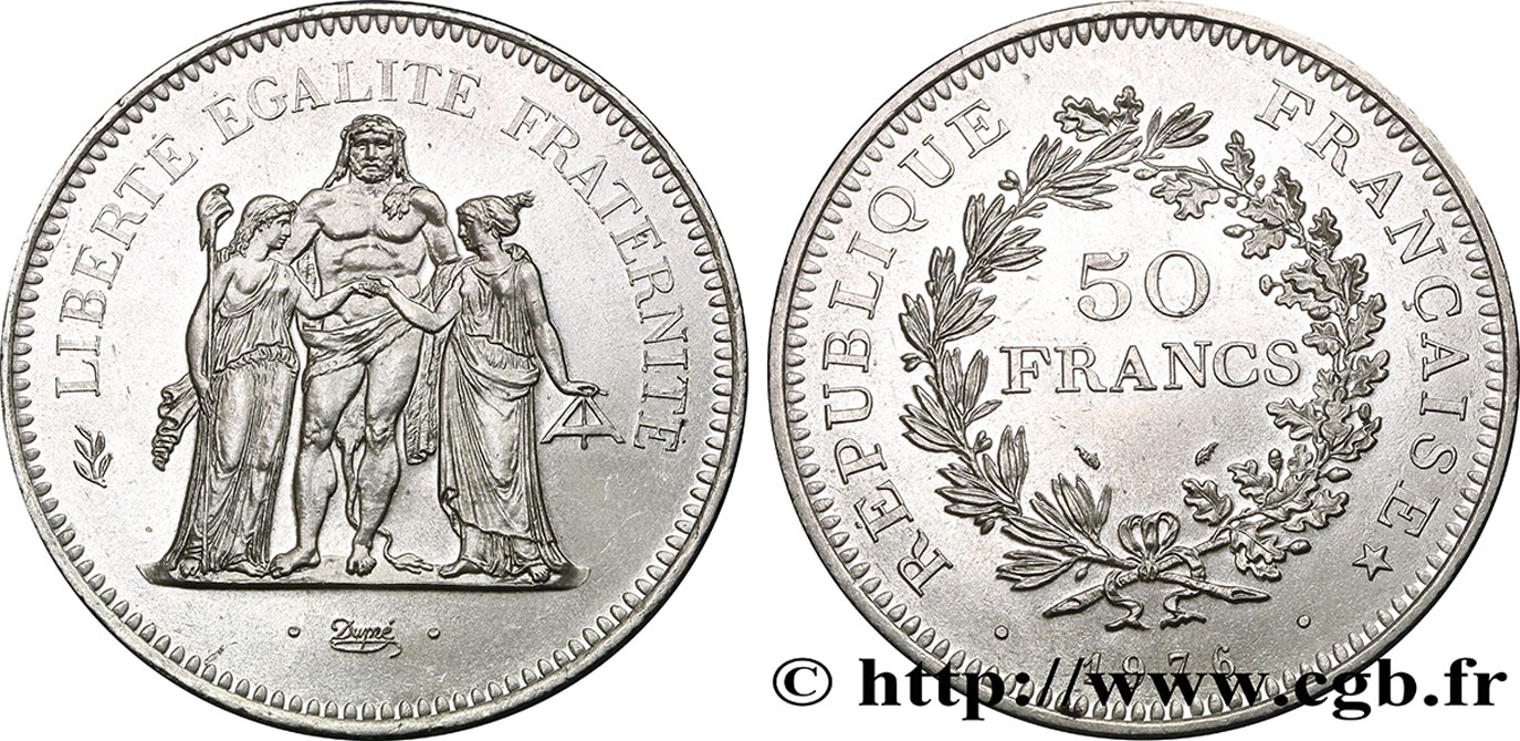 50 francs Hercule 1976  F.427/4 AU 