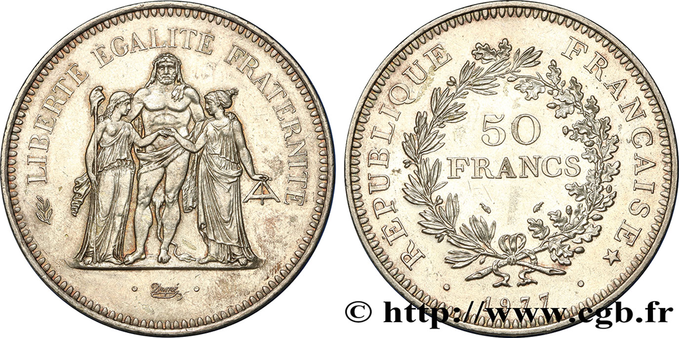 50 francs Hercule 1977  F.427/5 AU 