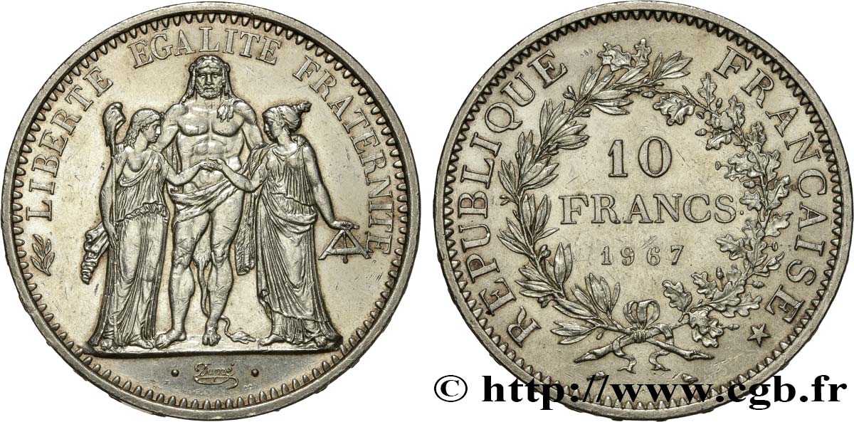 10 francs Hercule 1967  F.364/5 AU 