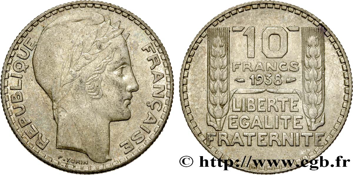 10 francs Turin 1938  F.360/9 BB45 
