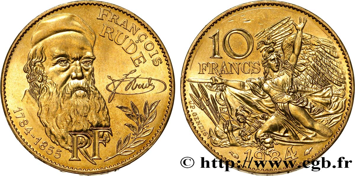 10 francs François Rude 1984  F.369/2 SPL63 