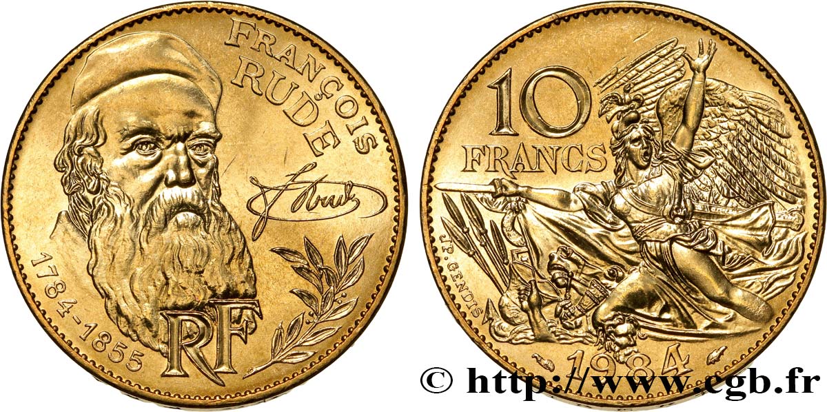 10 francs François Rude 1984  F.369/2 SPL63 