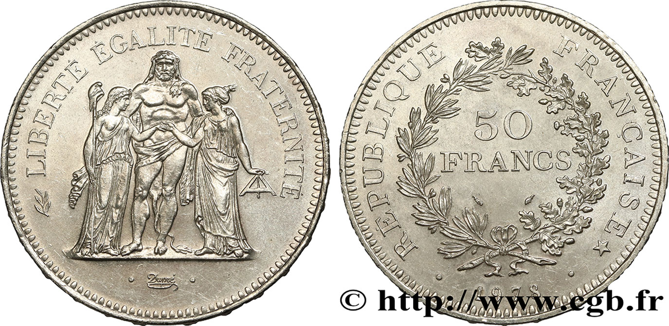 50 francs Hercule 1978  F.427/6 SUP 